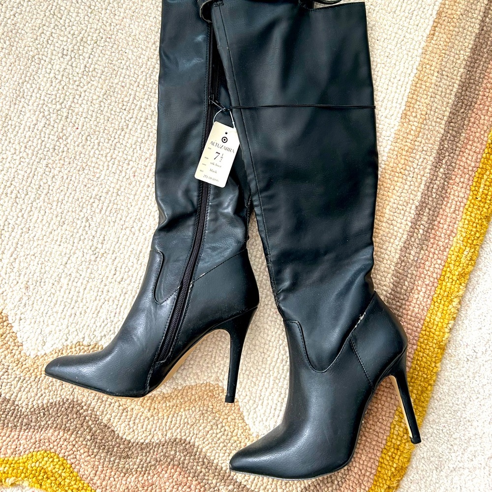 Altuzarra for Target Over-the-knee Boot Vegan Leather, NWT